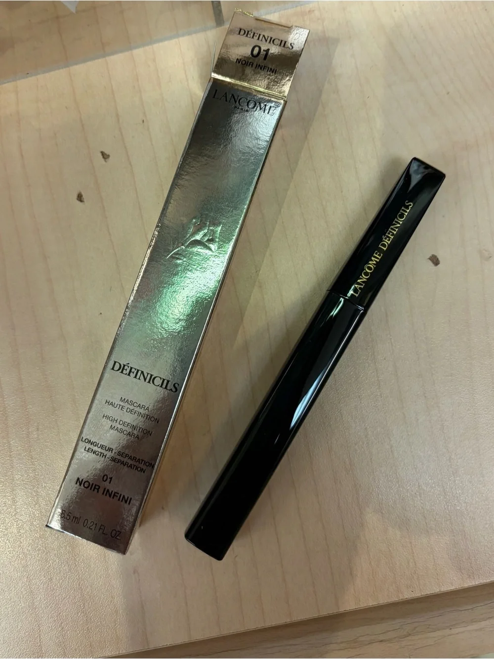 LANCOME Definicils High Definition Lengthening Mascara 01, 0.20 Oz -noir infini